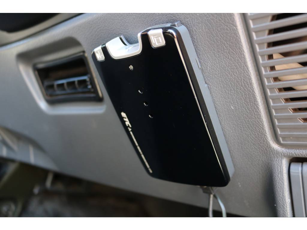 あると便利なＥＴＣ車載器付き！