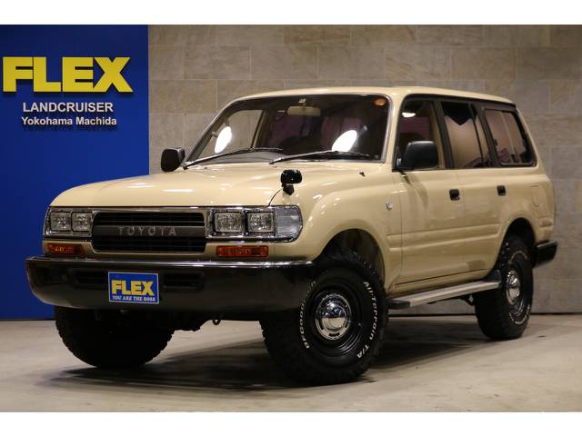 ナローボディー化！ＮＥＷサンドベージュペイント！新品輸出用角目４灯ヘッドライト＆コーナーレンズ！新品ＤＥＡＮ１６ＡＷ＆ＢＦ２３５ＡＴタイヤ！