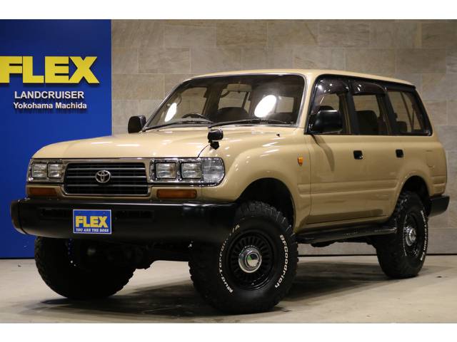 ナローボディー化！ベージュペイント！新品輸出用角目４灯ヘッドライト＆コーナーレンズ！ＤＥＡＮカリフォルニア１６ＡＷ＆ＢＦ２５５ＭＴタイヤ！