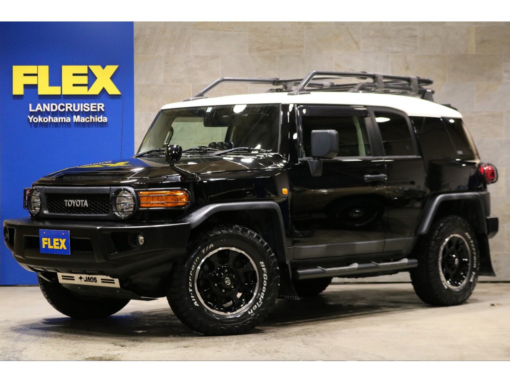 トヨタ Fjクルーザー 4 0 ブラックカラーパッケージ 4wd 車探しなら中古車 新車の専門店flex フレックス へ
