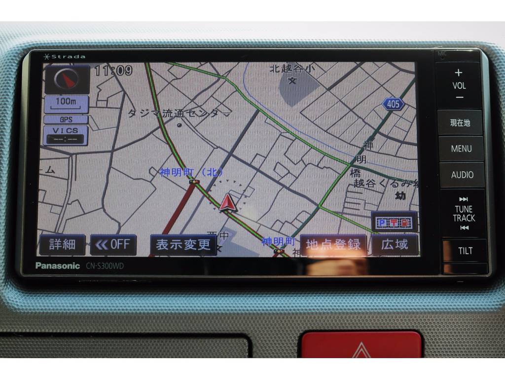 ストラーダフルセグSDナビ装着済みですので、迷わずお出かけが出来ます！