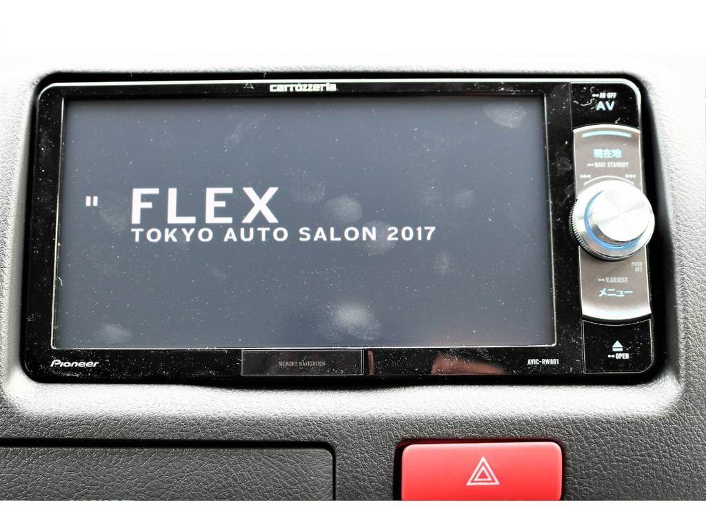 カロッツェリアのフルセグSDナビもインストール済み！お仕事やプライベートにもお使い頂けます！