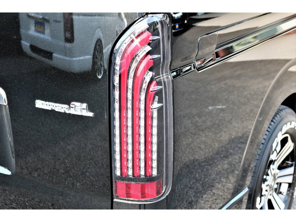 415コブラのLEDテールもインストール！リアビューもカッコ良く仕上がっております！