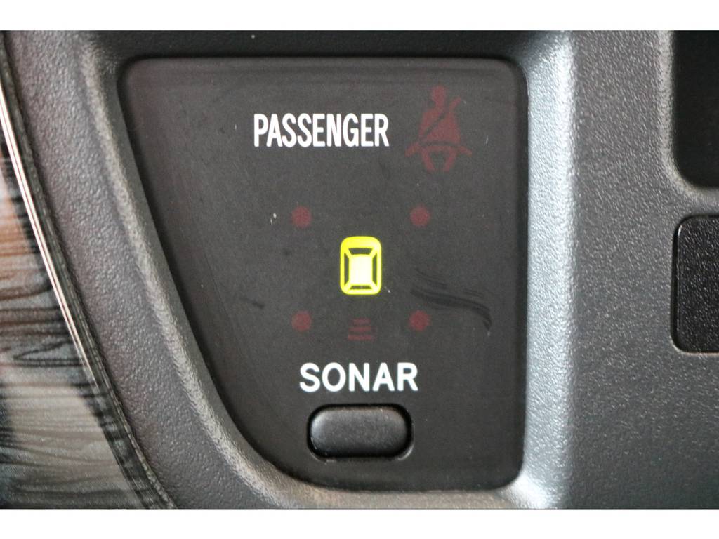 純正コーナーセンサー装備なので女性でも安心して運転できますね♪