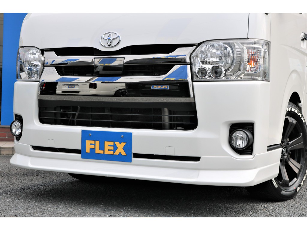新品ＦＬＥＸフロントスポイラー取付け致しました☆