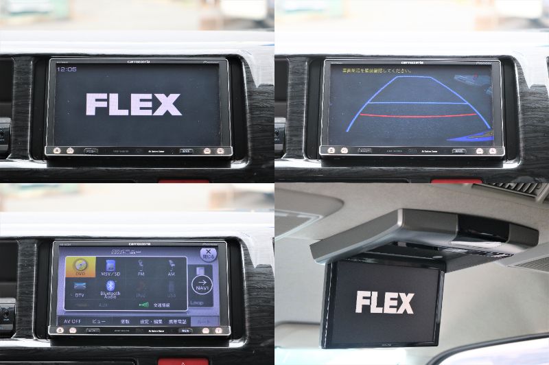 パイオニア製フルセグナビ搭載！後席用フリップダウンモニターまで完備してあります☆