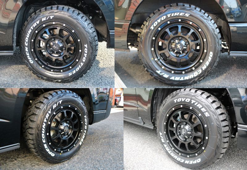 Ｍ１０　１７インチアルミホイール＆ＴＯＹＯオープンカントリータイヤ☆