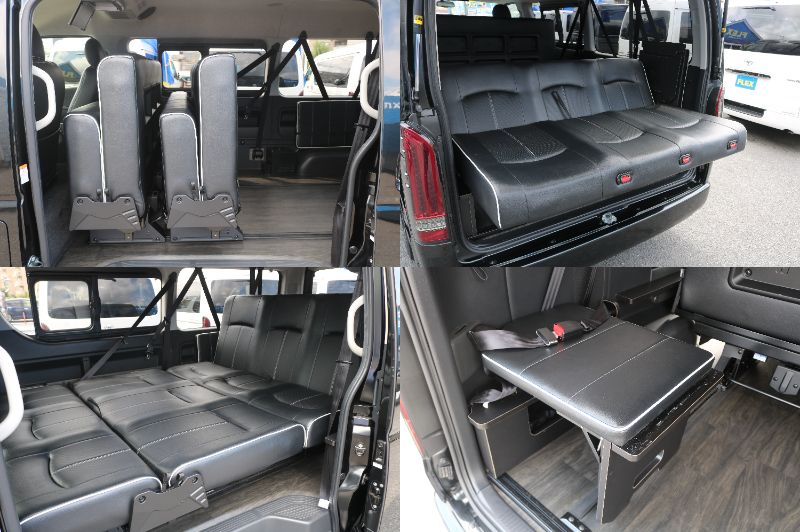 バタフライシートを２脚搭載！定員は１０名！！お荷物タップリ積めちゃいます♪