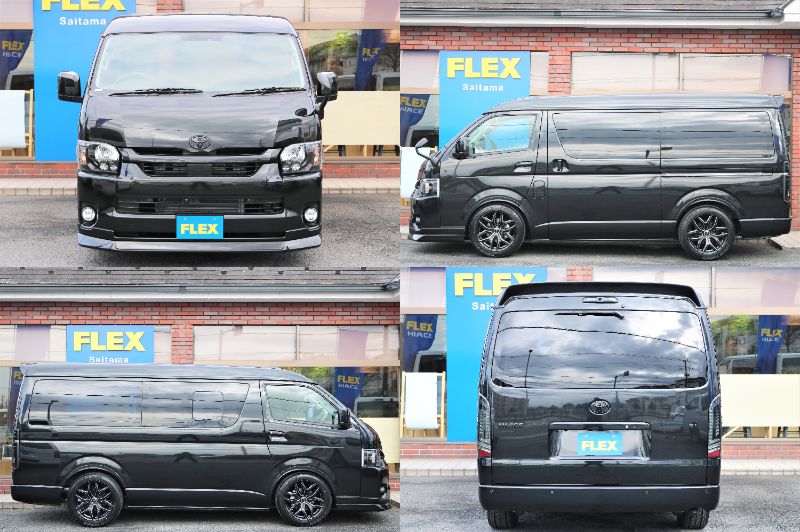 ＦＬＥＸフロントスポイラーやインナーブラックライトも施工済みです☆