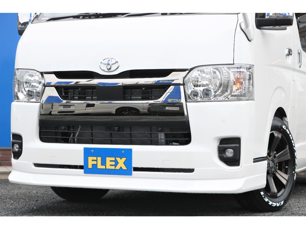 ＦＬＥＸフロントスポイラー取付け済み！シンプルにカッコよく仕上げました☆