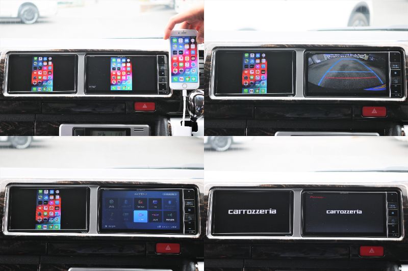 パイオニア製フルセグＳＤナビ＆サブモニター搭載！スマホミラーリング接続もＯＫです♪