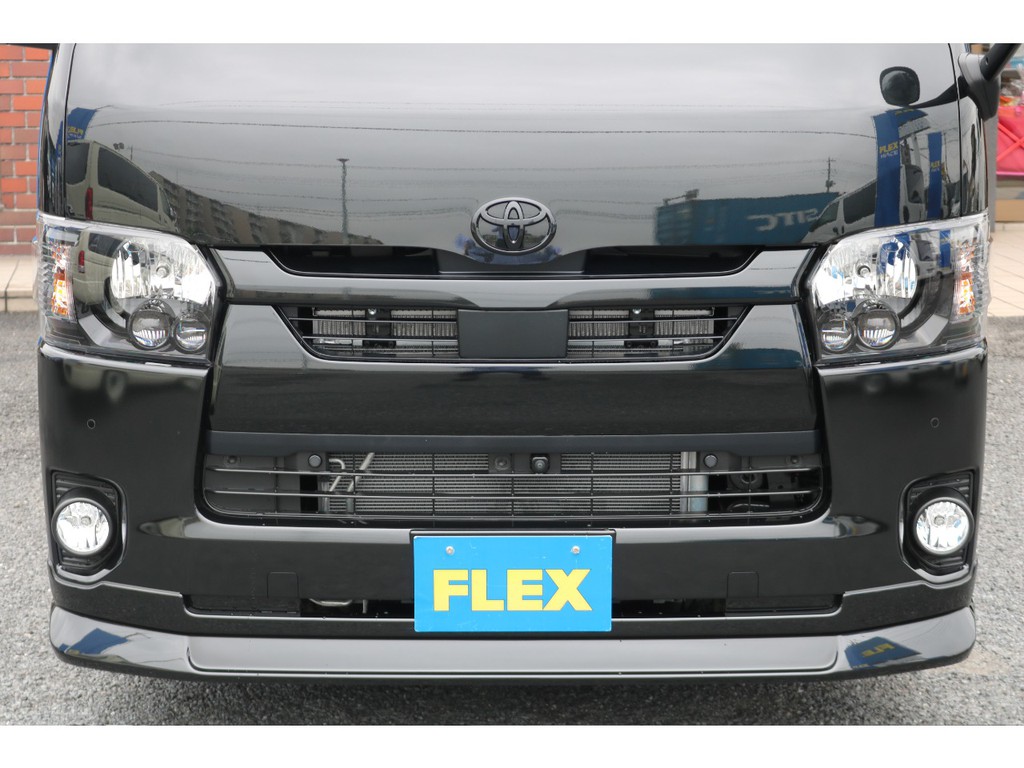 ＦＬＥＸフロントスポイラー！人気のインナーブラックヘッドランプ☆