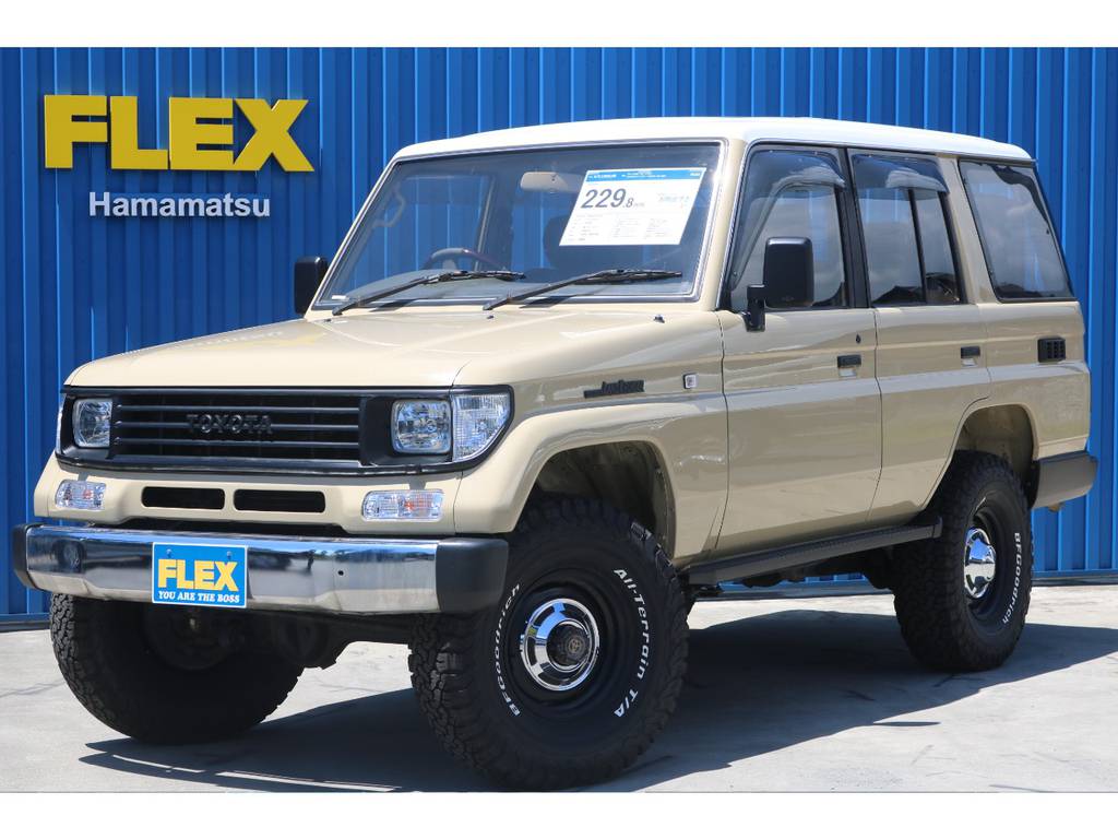 ランドクルーザープラド 3.0 EXワイド ディーゼルターボ 4WD ベージュオールＰ　サンルーフ