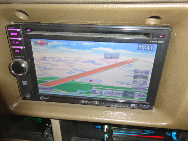 初めから付いていて嬉しいナビ付き。納車後直ぐにお出掛け出来ますね。