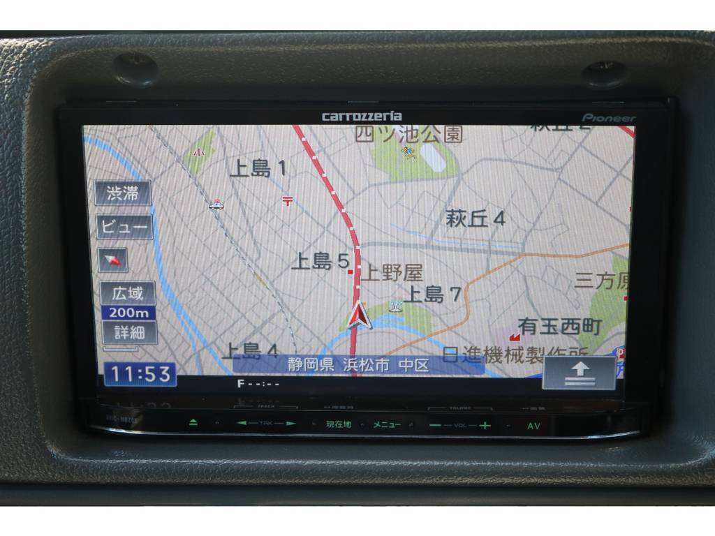 ナビ付きで直ぐにどこにでも出だせます！