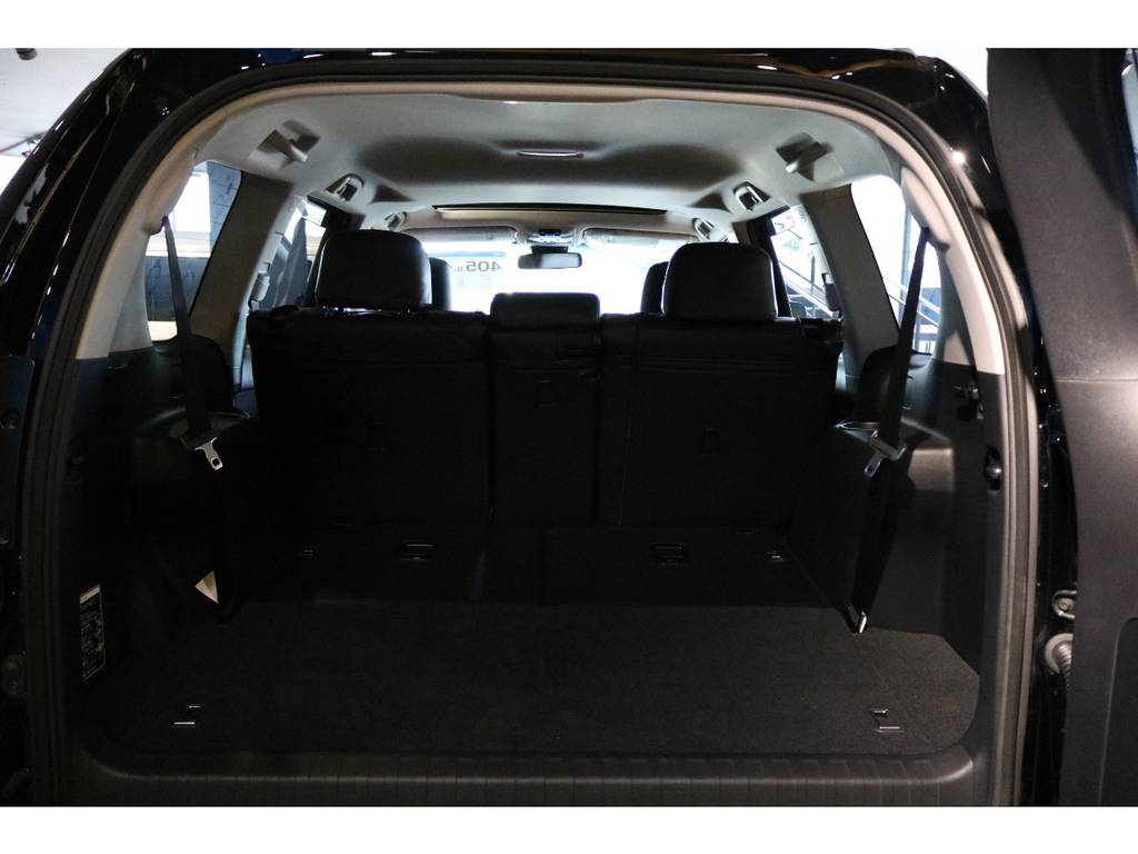 ３ｒｄシート付き７人乗りです。