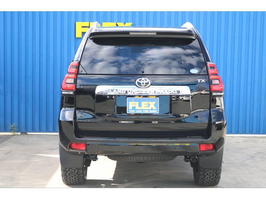 後ろからも、インチアップがすぐわかります！！