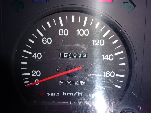 まだまだ少ない走行16万km。