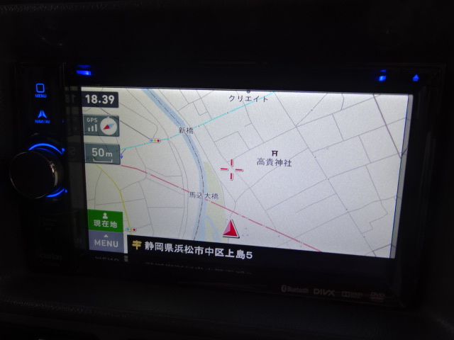 ナビも付いております。