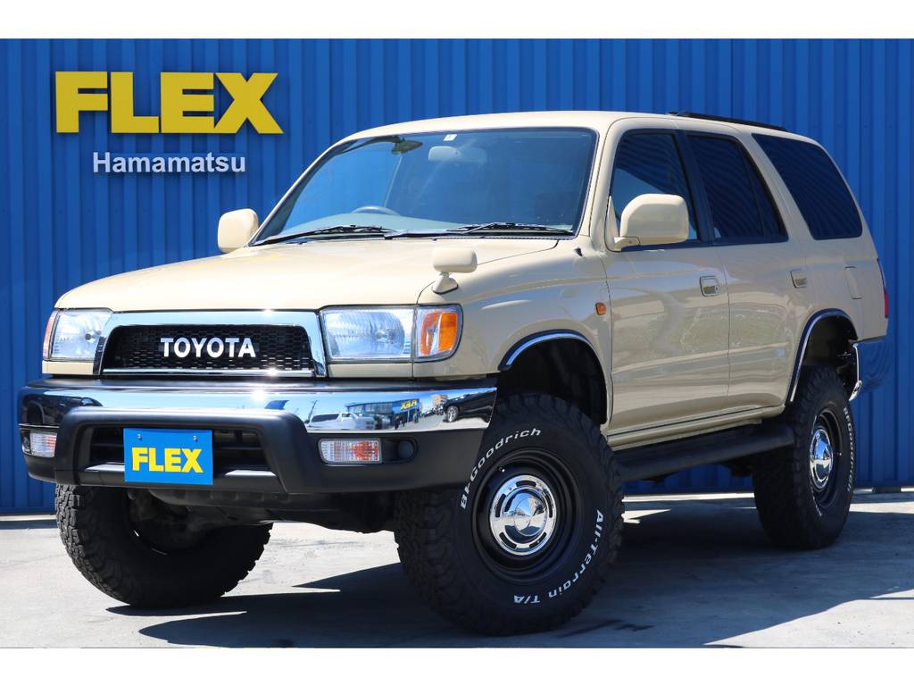 １８５サーフ、ベージュＮＥＷペイント！！新品２インチリフトＵＰ！！