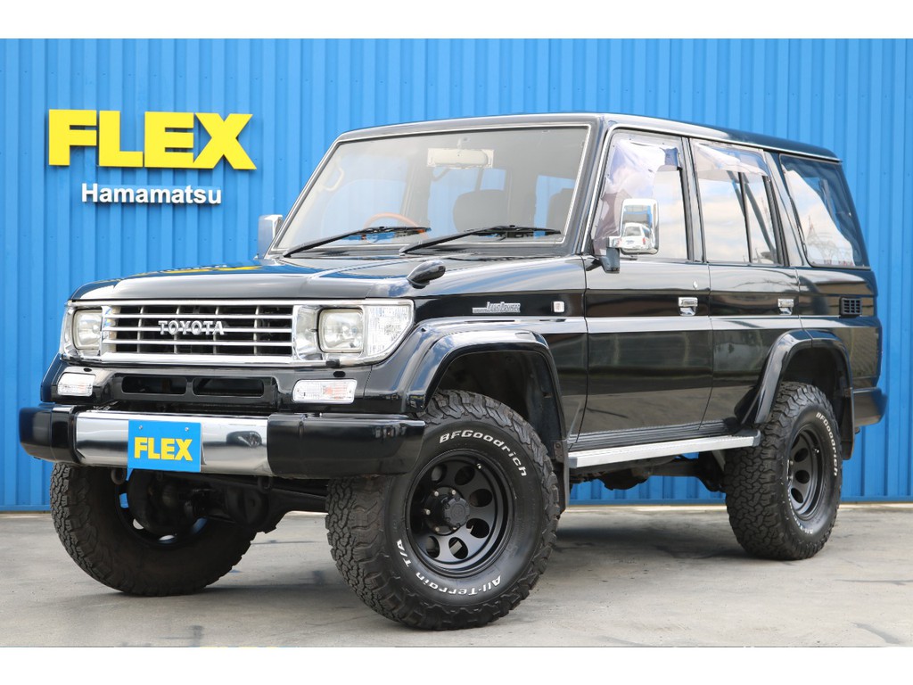 ７８プラドＳＸ低走行１４万km！！ブラックオールペイント！！新品２インチリフトＵＰ！！