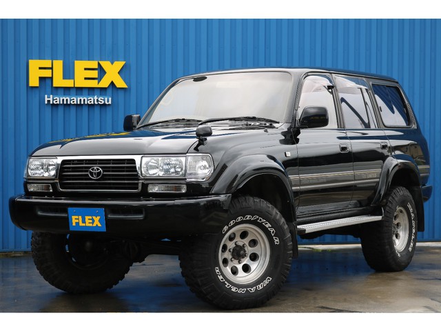 ランクル８０ＶＸ－ＬＴＤブラックオールＰ！！後期仕様！！３インチリフトＵＰ！！