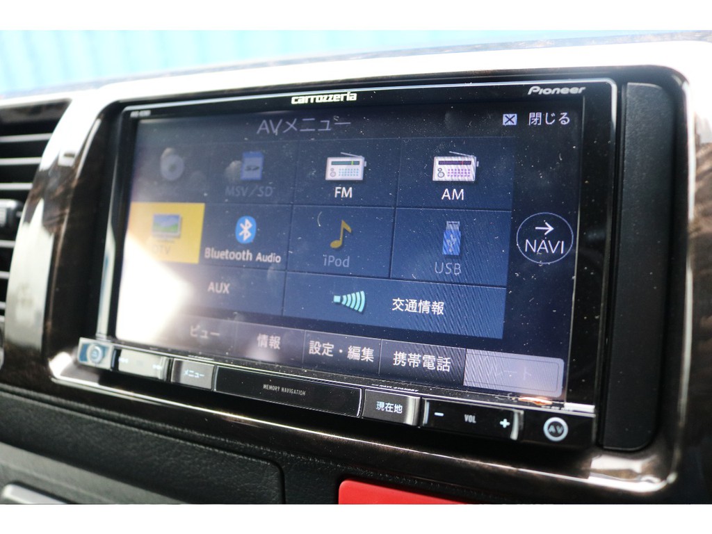 Bluetooth付き地デジナビ、バックカメラナビ連動加工済み☆