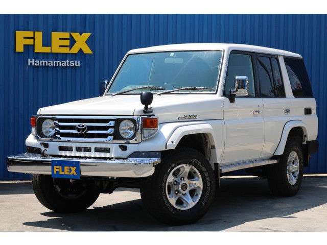 ランクル７６ＺＸ純正ホワイト！！低走行７万kmの極上車！！