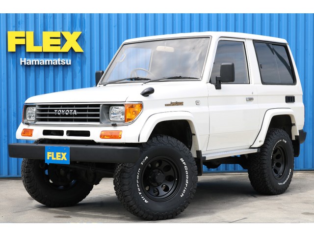 ランクル７１プラドＳＸ希少５速マニュアル！！低走行13万km！！ホワイトオールＰ！！新品２インチリフトＵＰ！！
