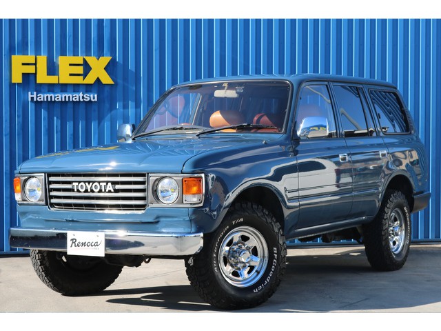 ランクル８０ＶＸーＬＴＤアルルブルーオールＰ！！丸目換装！！