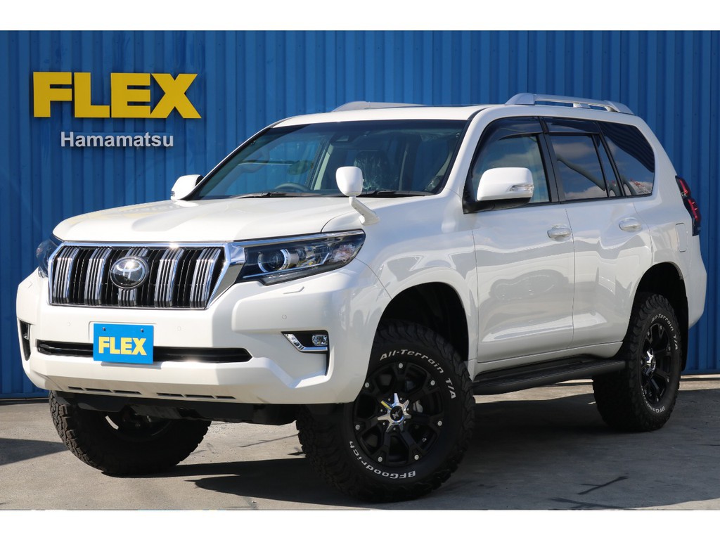 新車１５０プラドＴＸーＬパッケージ・ガソリン！！５人乗り。新品２インチリフトＵＰ！！