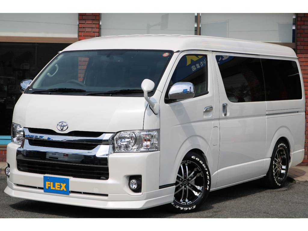 新車ハイエースワゴンＧＬ ロングスライド トランポパッケージが入庫しました！！