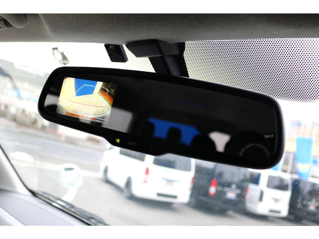 有ると安心のバックカメラ付き！！