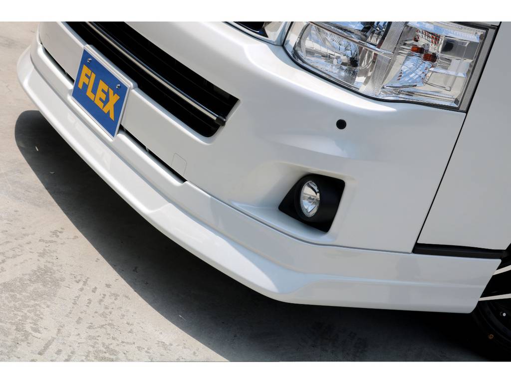 ＦＬＥＸオリジナル Ｄｅｌｆｉｎｏ Ｌｉｎｅフロントスポイラーを装着！！