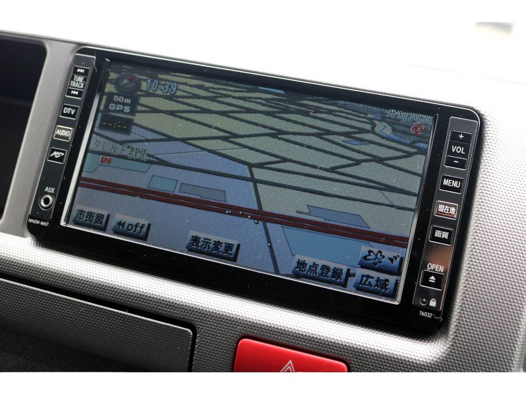 純正ＨＤＤナビを搭載！！フルセグＴＶ、ＣＤ録音、ＤＶＤ再生可！！
