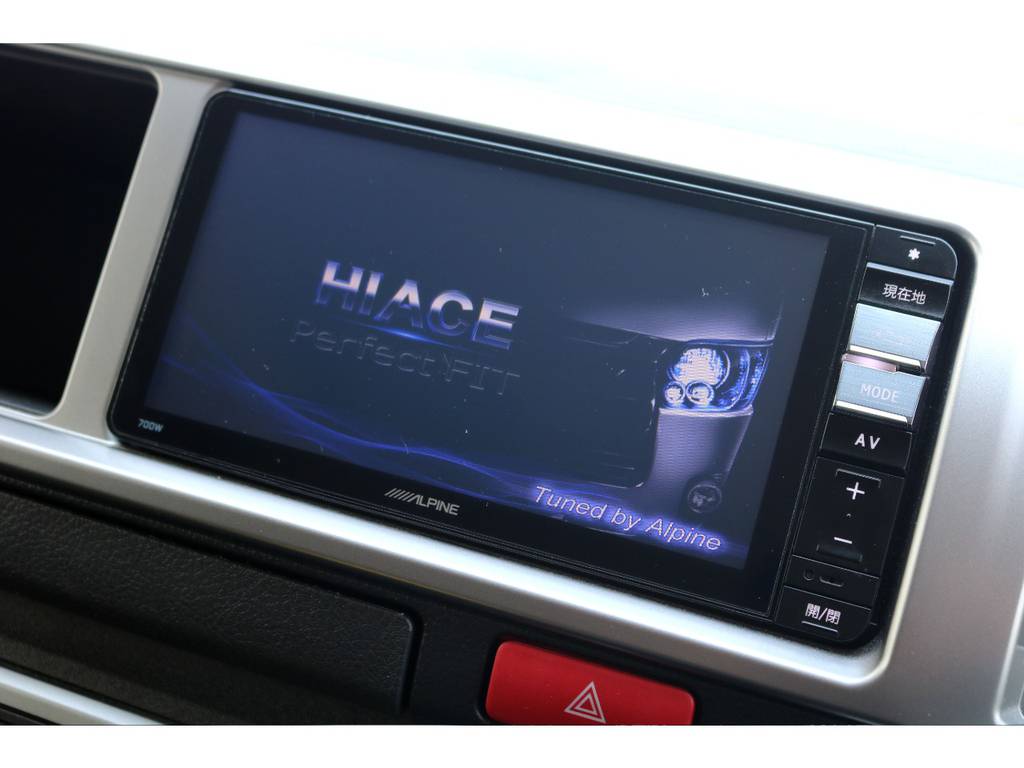 アルパイン ＨＩＡＣＥ専用チューニングナビを搭載！！フルセグＴＶ、ＣＤ録音、ＤＶＤ再生可！！