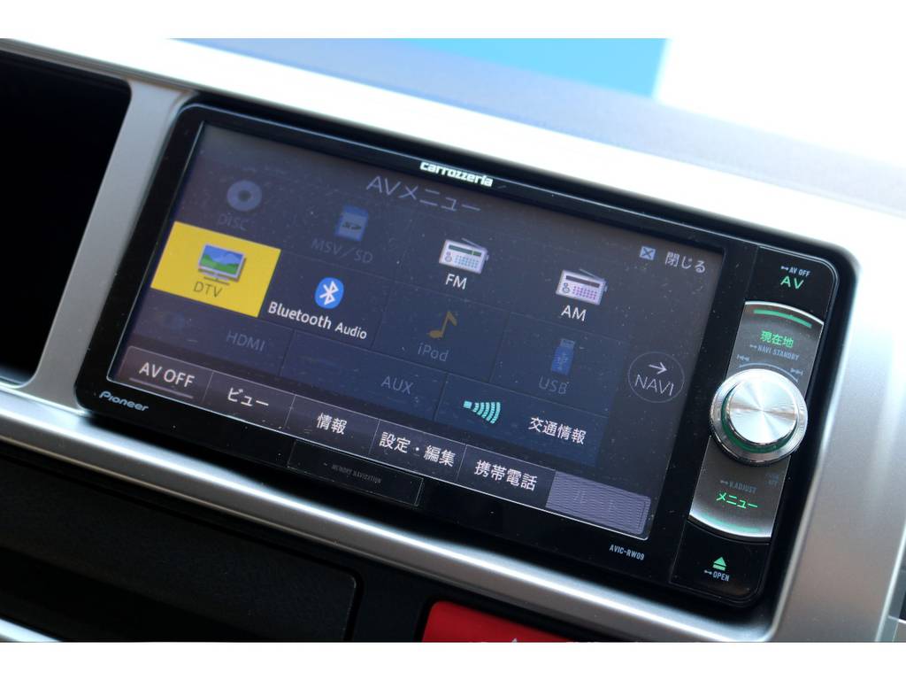 カロッツェリア ＳＤナビを搭載！！フルセグＴＶ、ＣＤ録音、ＤＶＤ再生可！！
