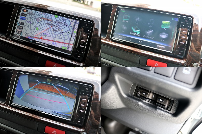 ストラーダＳＤナビ、ＥＴＣ、バックカメラ搭載！！フルセグＴＶ視聴、ＣＤ録音、ＤＶＤ再生可！！
