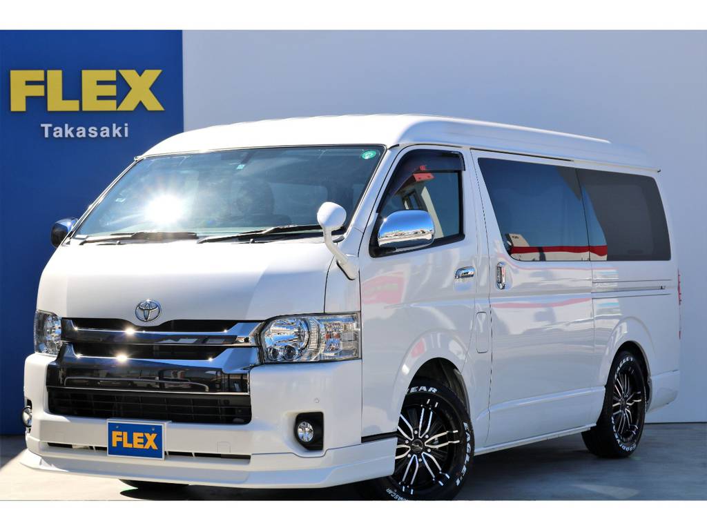 Ｈ２８年式４型 ハイエース ワイドスーパーＧＬ ダークプライム ４ＷＤ カスタムＰＫＧ