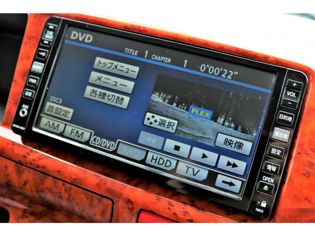 純正ＨＤＤナビはフルセグ視聴、ＣＤ録音、ＤＶＤ再生可！！