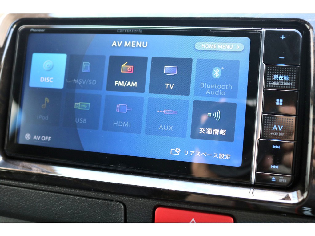 カロッツェリア７インチＳＤナビ搭載！！