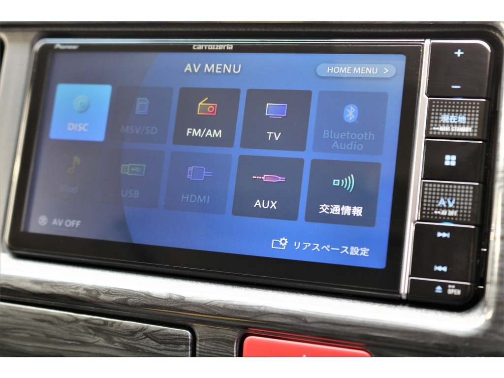 カロッツェリア７インチＳＤナビ搭載！便利機能が豊富！！