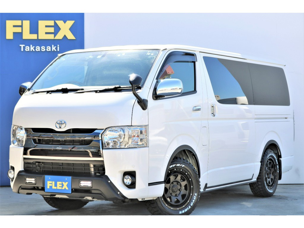 トヨタ ハイエースバン 3 0 スーパーgl ダークプライム ロングボディ ディーゼルターボ 4wd 車探しなら中古車 新車 の専門店flex フレックス へ