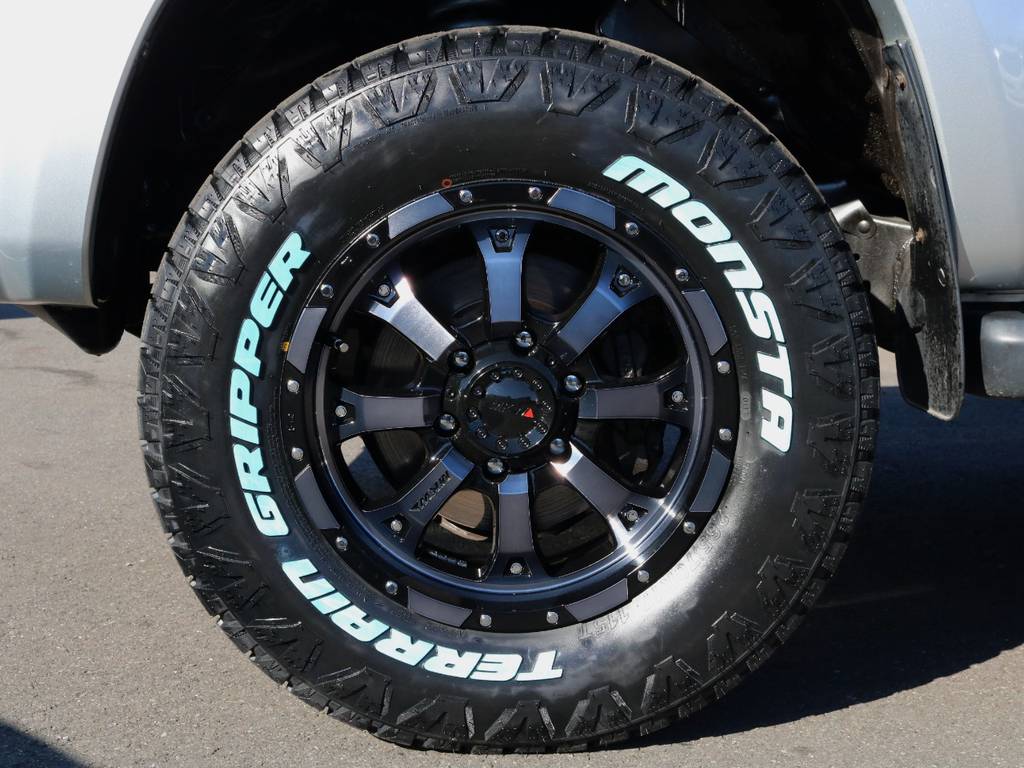 ☆MKW MK-46 ダイヤカットグラファイトクリア 17インチアルミホイール＆MONSTA TERRAIN GRIPPER 265/70R17☆