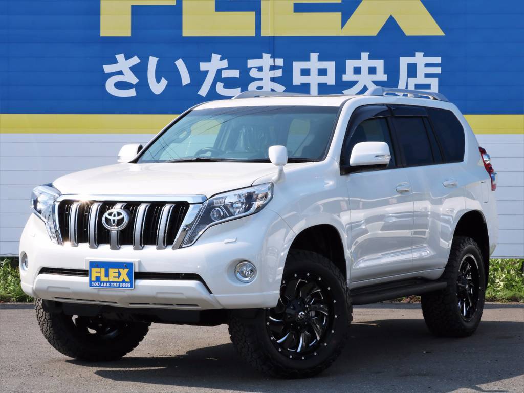 【未登録】１５０プラドのＦＬＥＸカスタムコンプリート車両完成しました！！意外と少ないガソリン車ベースの未登録カスタム車です★ディーゼルほどの性能と価格は必要ない皆様、ぜひ(^^)/