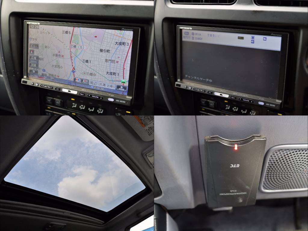 フルセグ地デジ対応ＨＤＤナビ＆ＥＴＣ車載器装着済み♪上級装備のサンルーフ付きです！！