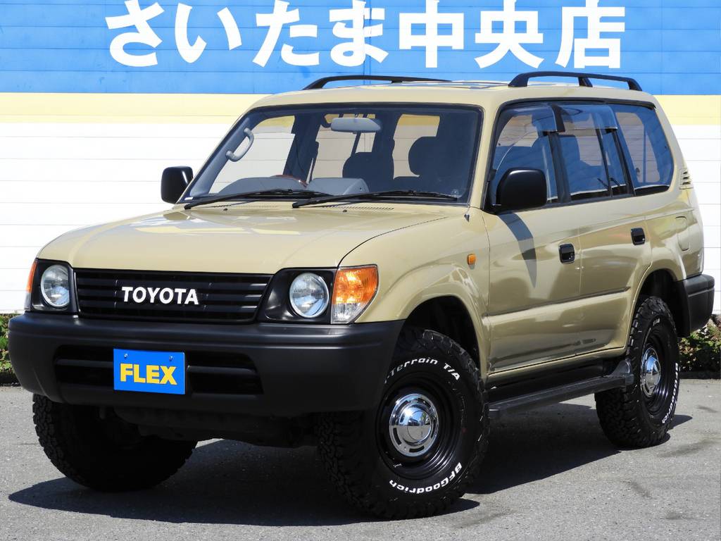 ９５プラドのご検討なら販売実績多数のさいたま中央店へ(^^♪　専任担当の鈴木もしくは東海へお気軽にお問い合わせください！！　ランクル所有者は２名在籍、店長は長年ランクル専門店に勤務しております★