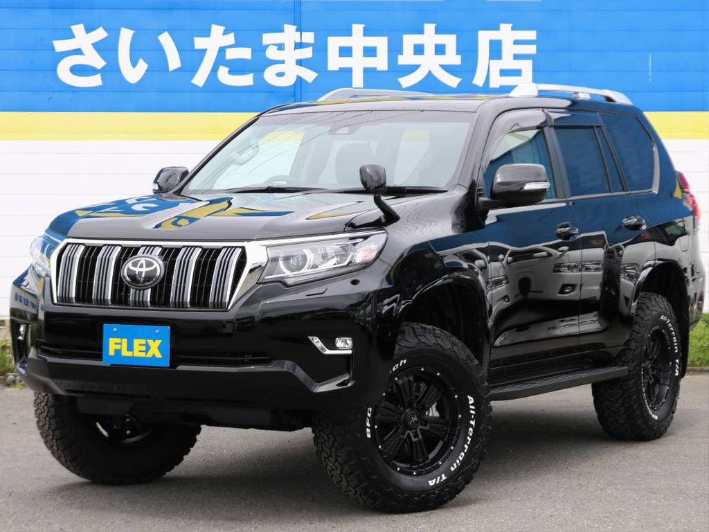 自動ブレーキやオートハイビーム機能付きフルＬＥＤヘッドランプ、前車追従式クルーズコントロールなどが標準装備になった新型プラドの５人乗りガソリン車が入庫しました！！最もお得にご購入頂けるグレードです♪
