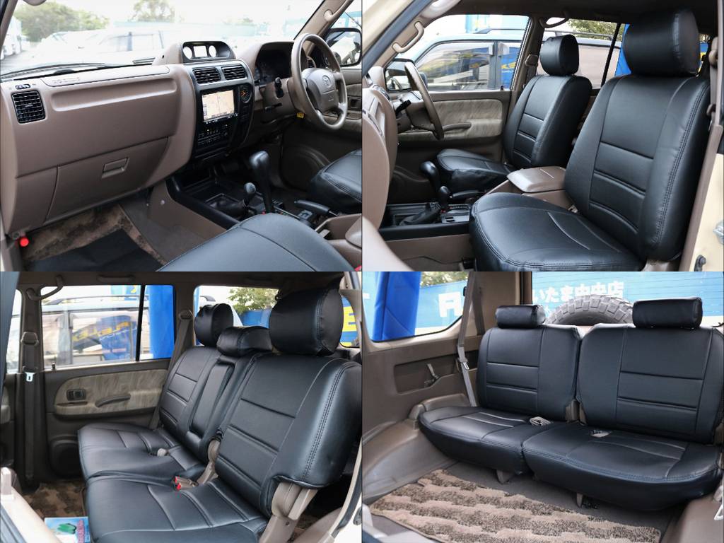 Ｗエアバッグ付き！堅牢な梯子型のフレーム構造をもつ車両ですので、衝突による乗員の被害も受けにくいです！私も以前ランクルで停車時追突の被害にあいましたが、こちらは車も乗員も無傷でした！