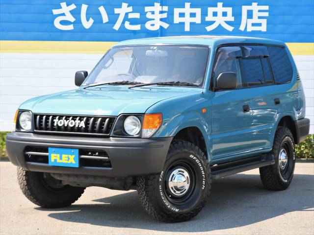 ９５プラドのご検討なら販売実績多数のさいたま中央店へ(^^♪　専任担当の鈴木もしくは東海へお気軽にお問い合わせください！！　ランクル所有者は２名在籍、店長は長年ランクル専門店に勤務しております★